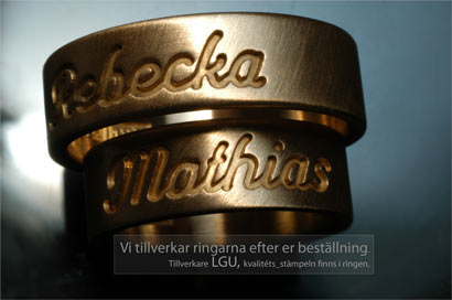 Egen gravyr p ring