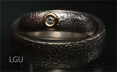 Macho Bombe punsade ringar silver i bästa passform och kvalite